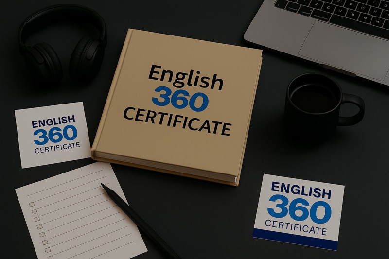English 360 certificate